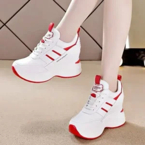 Holterdesigns Women Fashion Platform Lace-Up Sneakers