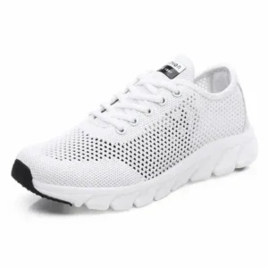 Holterdesigns Women Fashion Sports Lace Up Hollow Design Mesh Breathable Sneakers