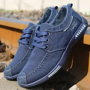 Holterdesigns Men Casual Breathable Low Top Canvas Shoes