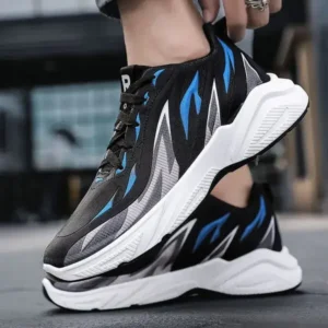 Holterdesigns Men Fashion Color Matching Breathable Running Sneakers