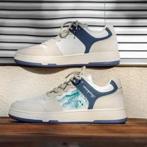 Holterdesigns Men'S Casual Landscape Painting Printed Sneakers