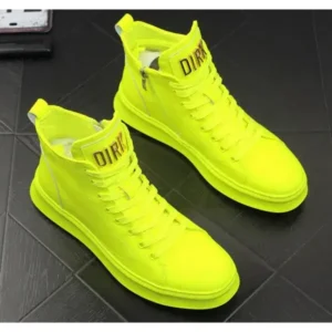 Holterdesigns Men'S Fashion Bright Color High-Top Sneakers