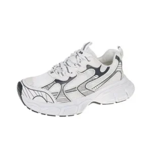 Holterdesigns Women Fashion Distinctive Color Changing Lace-Up Comfortable Breathable Thick-Soled Sneakers