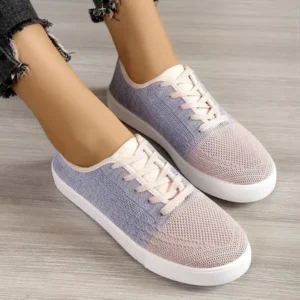 Holterdesigns Summer Women Fashion Casual Fly-Woven Mesh Breathable Sneakers