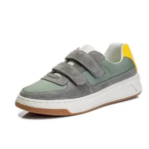 Holterdesigns Women Casual Colorblock Platform Velcro Sneakers