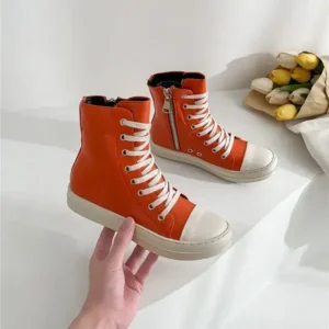 Holterdesigns Orange Up Platform High Top Casual Shoes